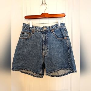 Zara high rise mom shorts
